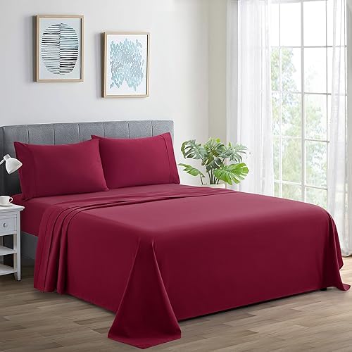 CottonFly 800 Thread Count Egyptian Cotton 4Pcs Twin XL Sheet Set