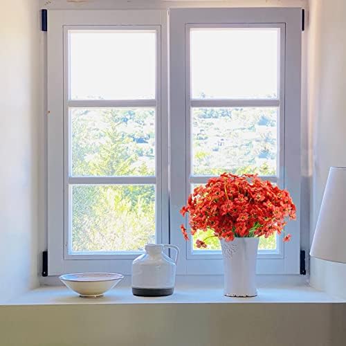Uieke 16PCS Artificial Flowers for Outdoor Use
