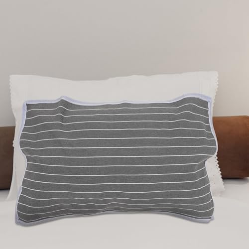 Garneck 2pcs Breathable Pillow Protectors Non-Skid Reusable