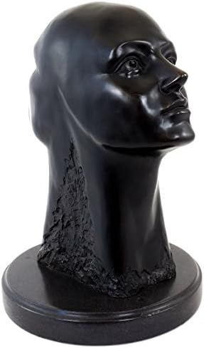 Contemporary Art Bronze Figurine Head of Janus Signed Martin Klein