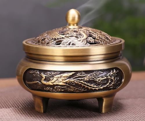 Julrybox Brass Three Legged Incense Burner Kit