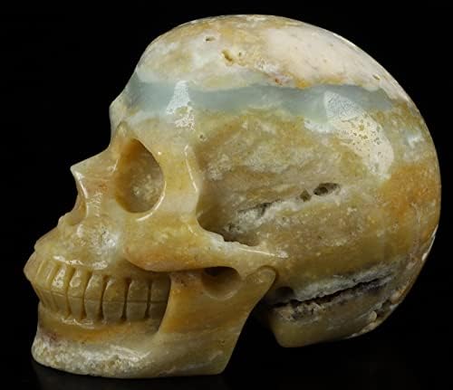 Skullis 50 Chinese Amazonite Crystal Skull Statue