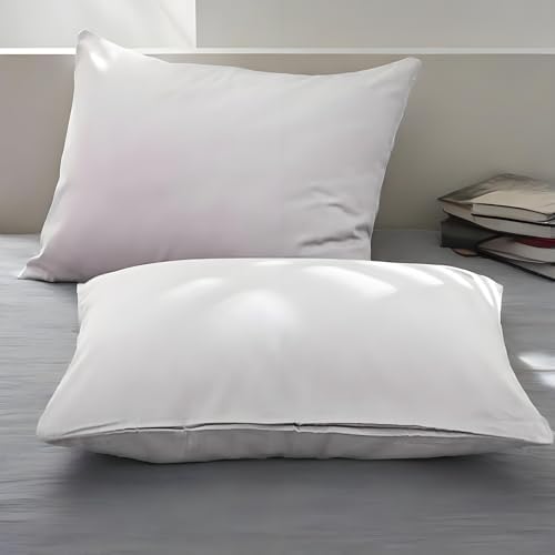 Premium Cotton Pillowcases Set of 2 600 Thread Count Grey