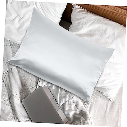 2PCS Ice Silk Pillow Covers with Zipper Design