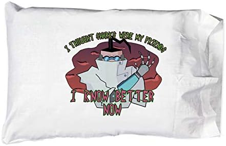 Pillow Case Single - Mad Professor Science Doctor Robotic Shark Parody