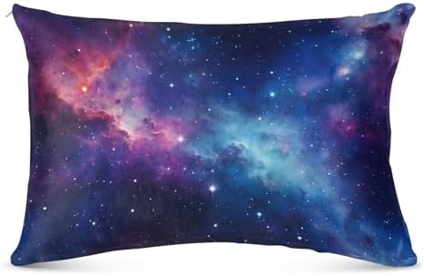 GAIGEO Plush Wallpapers Pillow Covers Zippered Design Standard Size