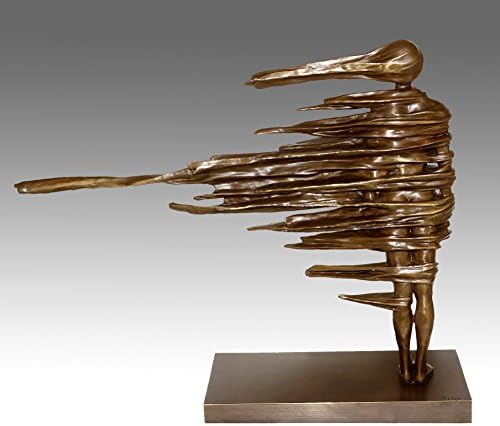 Contemporary Art Sculpture - Unwavering - Martin Klein - Bronze Statue 1