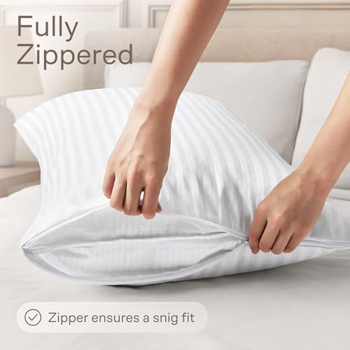 Niagara King Size Pillow Protectors Set of 12 with Zipper