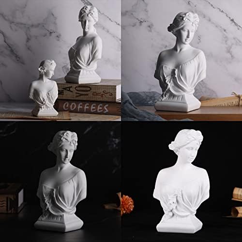 DOVDOV Greek Goddess Statue Young Venus Bust Home Decor Sculpture