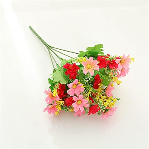 Aubatece Mini Roses Artificial Flowers for Home Wedding Decor