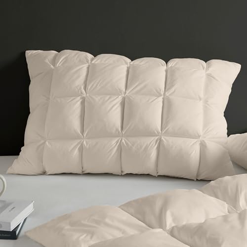Madison Park Stay Puffed King Pillowcase Protector Tan