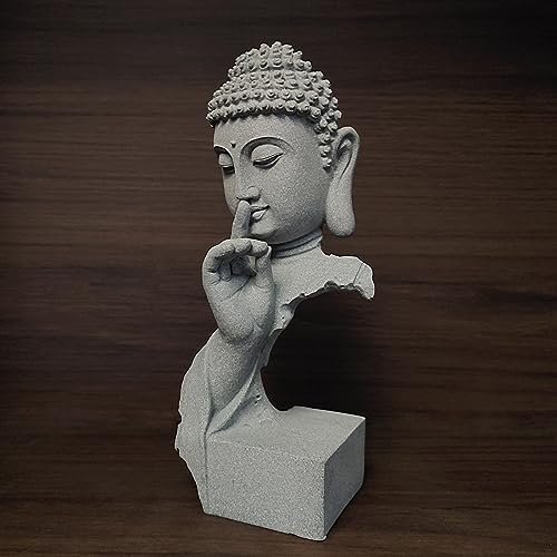 Livelyfish Meditating Buddha Statue for Fish Tank Home Decor