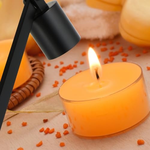 BIUDECO Long Handle Candle Snuffer with Black Finish