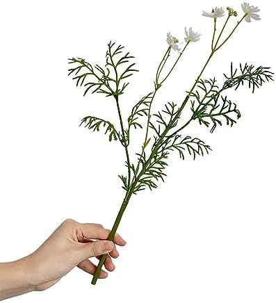 6pcs Artificial Silk Daisy Bouquet Realistic White