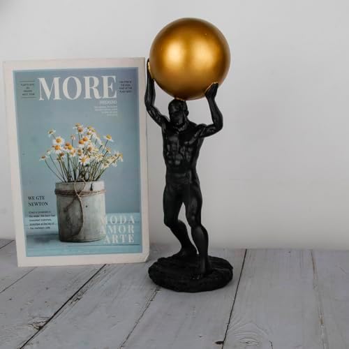 Modern Resin Hercules Sculpture Art Decor