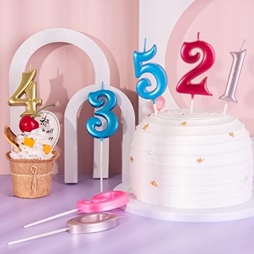 PHD CAKE 276 Inch Gold 1 Number Birthday Candle 1