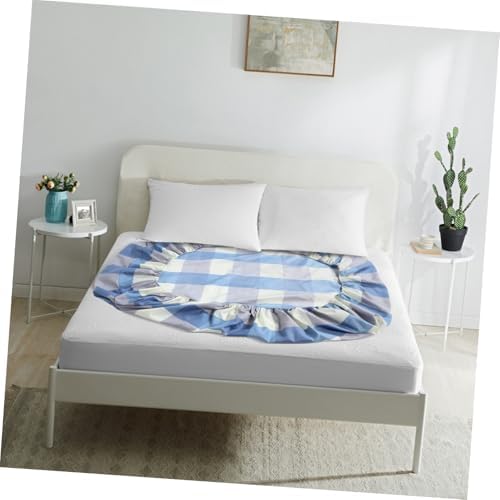 Levemolo Fitted Mattress Cover for Twin Bed Blue