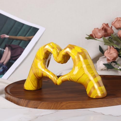 DOVDOV Heart Shaped Hand Sculpture Minimalist Love Decor