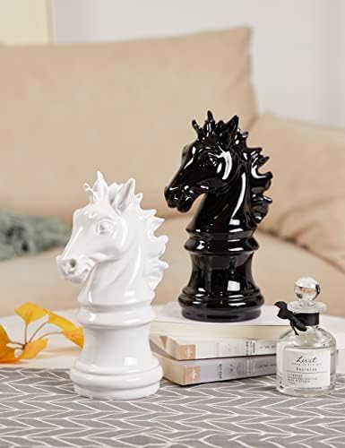 NENBOLEC Chess Decor Sculpture 10 Inch Polyresin Statue