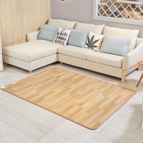 Jidanmian Graphene Heated Rug with Timer and Waterproof Design