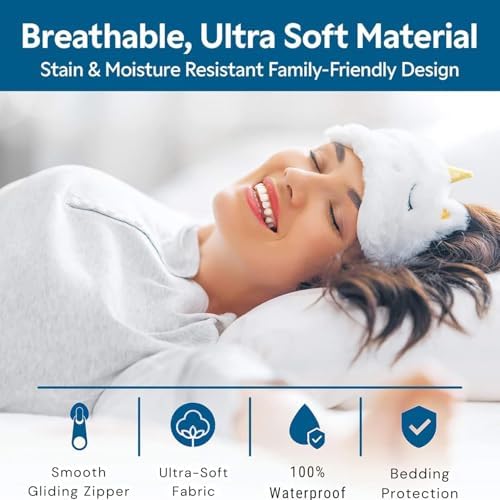Guardmax Jersey Knitted Pillow Protector - 4 Pack Queen Size 20x30