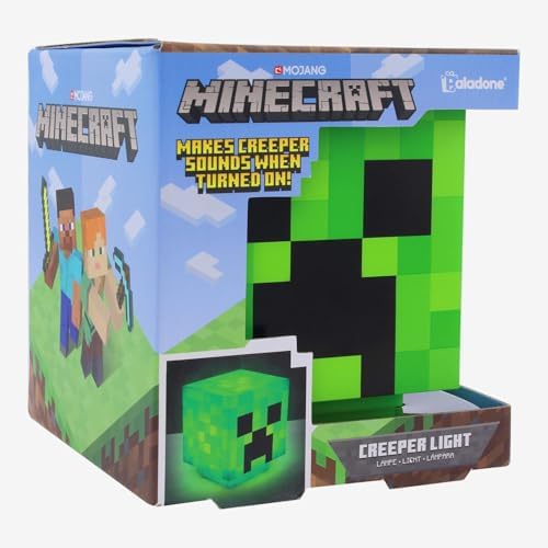 Paladone Minecraft Creeper Desk Light with Official Sound