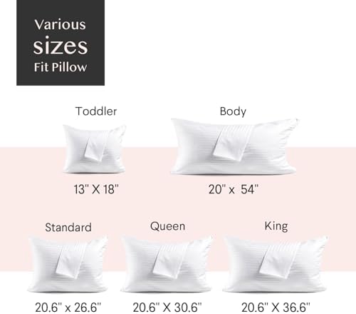 FAUNNA 600TC Cotton Pillow Protectors 2 Pack Toddler Size 13x18