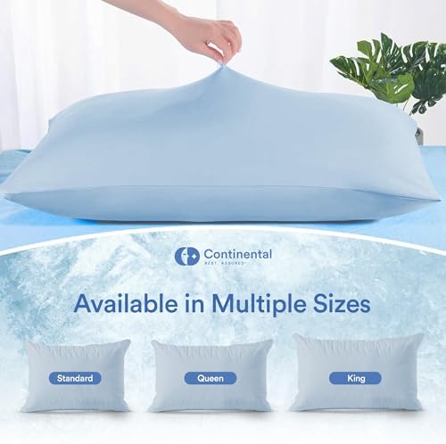 Arctic Dreams Cooling Pillow Protector - Zipper Closure Standard Size
