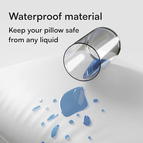 Niagara 8 Pack Waterproof Pillow Protectors Queen 20x30 Inch Set