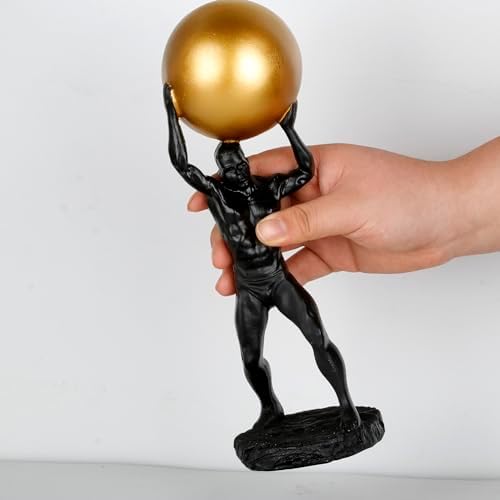 Modern Resin Hercules Sculpture Art Decor