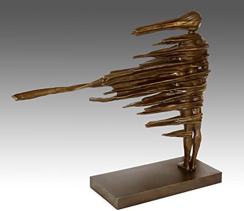 Contemporary Art Sculpture - Unwavering - Martin Klein - Bronze Statue 1