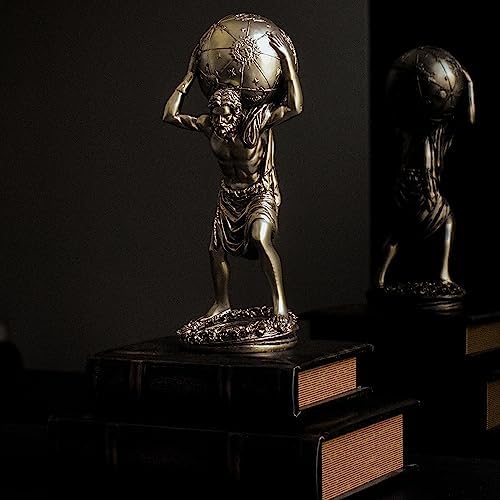 Atlas Statue - 114 Inch Bronze Home Office Decor