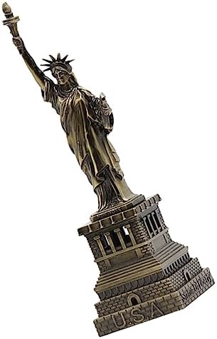 VINTORKY USA Statue of Liberty Metal Decor Sculpture
