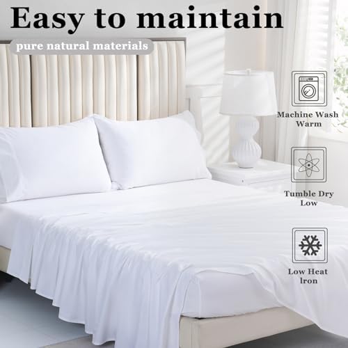 Snowhomes 4 Pc Bed Sheet Set Twin XL 800 Thread Count