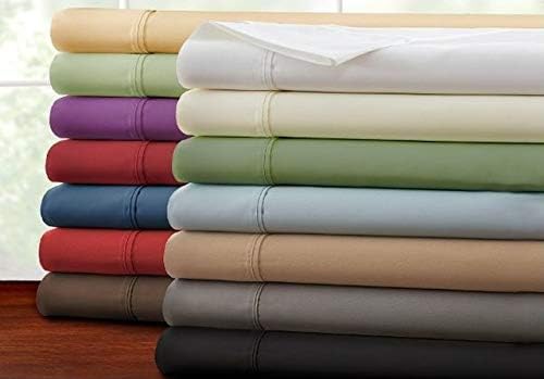 Elegant Comfort 6-Piece Wrinkle Resistant Ultra Soft King Bed Sheet Set