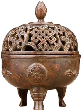 Julrybox Antique Brass Incense Burner Zen Decor