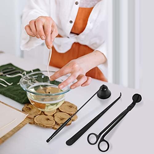 Kirecoo 3 in 1 Candle Care Kit with Trimmer Cutter Snuffer