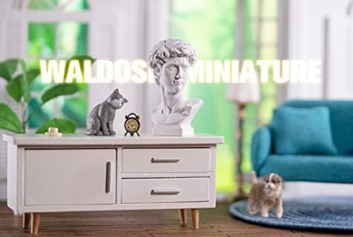 Waldosia 10-Piece Great Composers Bust Statue Set with Artemis and David