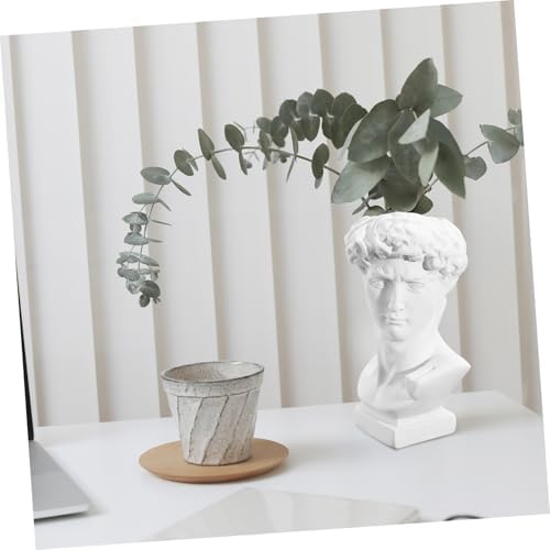 Cabilock Greek Statue David Heads Planter Resin Sculpture