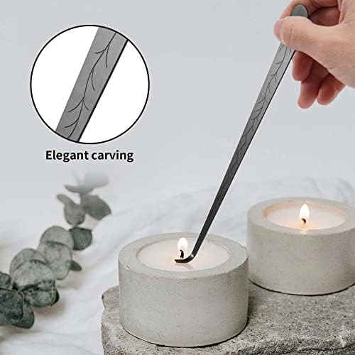 Kirecoo 3 in 1 Candle Care Kit with Trimmer Cutter Snuffer