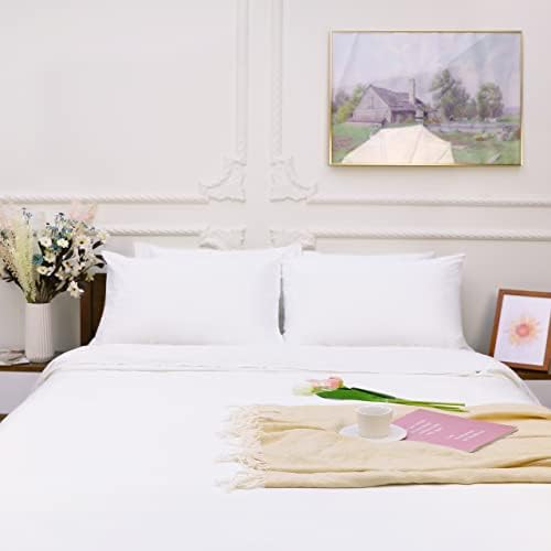 NTBAY 4 Pack Waterproof Pillow Protectors 20x36 Inches 1