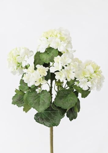 Afloral Artificial Geranium Bush 18 Water Resistant
