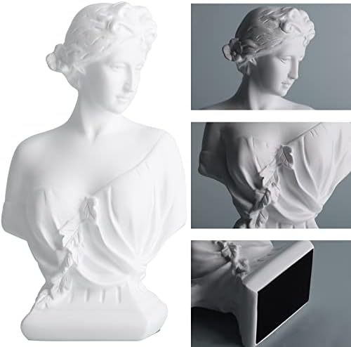 DOVDOV Greek Goddess Statue Young Venus Bust Home Decor Sculpture