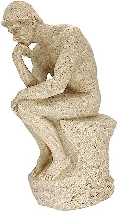 JTSTAN Thinker Statue Decor Office Desk Sculpture