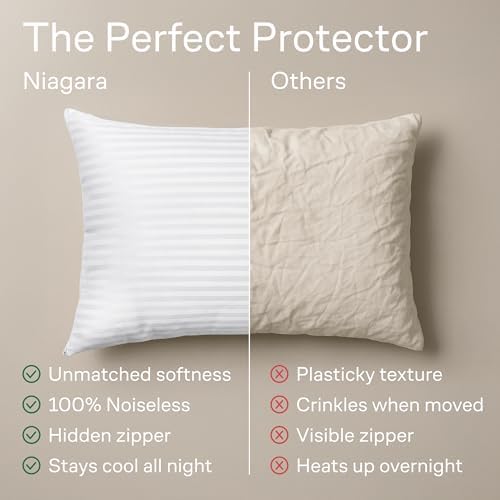 Niagara King Size Pillow Protectors Set of 12 with Zipper