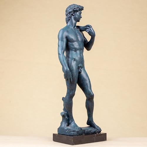Famous David Bronze Statue 28 Inch Art Decor