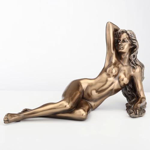 Veronese Design 8 58 Inch Nude Female Lying Sculpture Bronze Finish