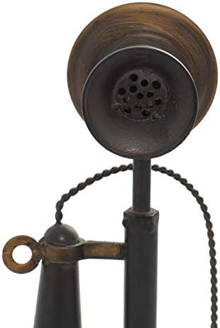 Deco 79 Vintage Phone Candleholder Statue