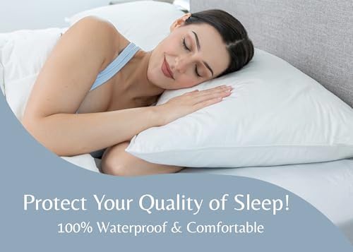 Pillowtex Waterproof Pillow Protector 2 Pack