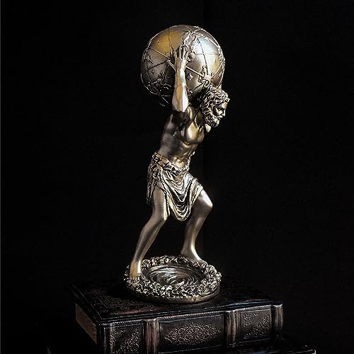 Atlas Statue - 114 Inch Bronze Home Office Decor